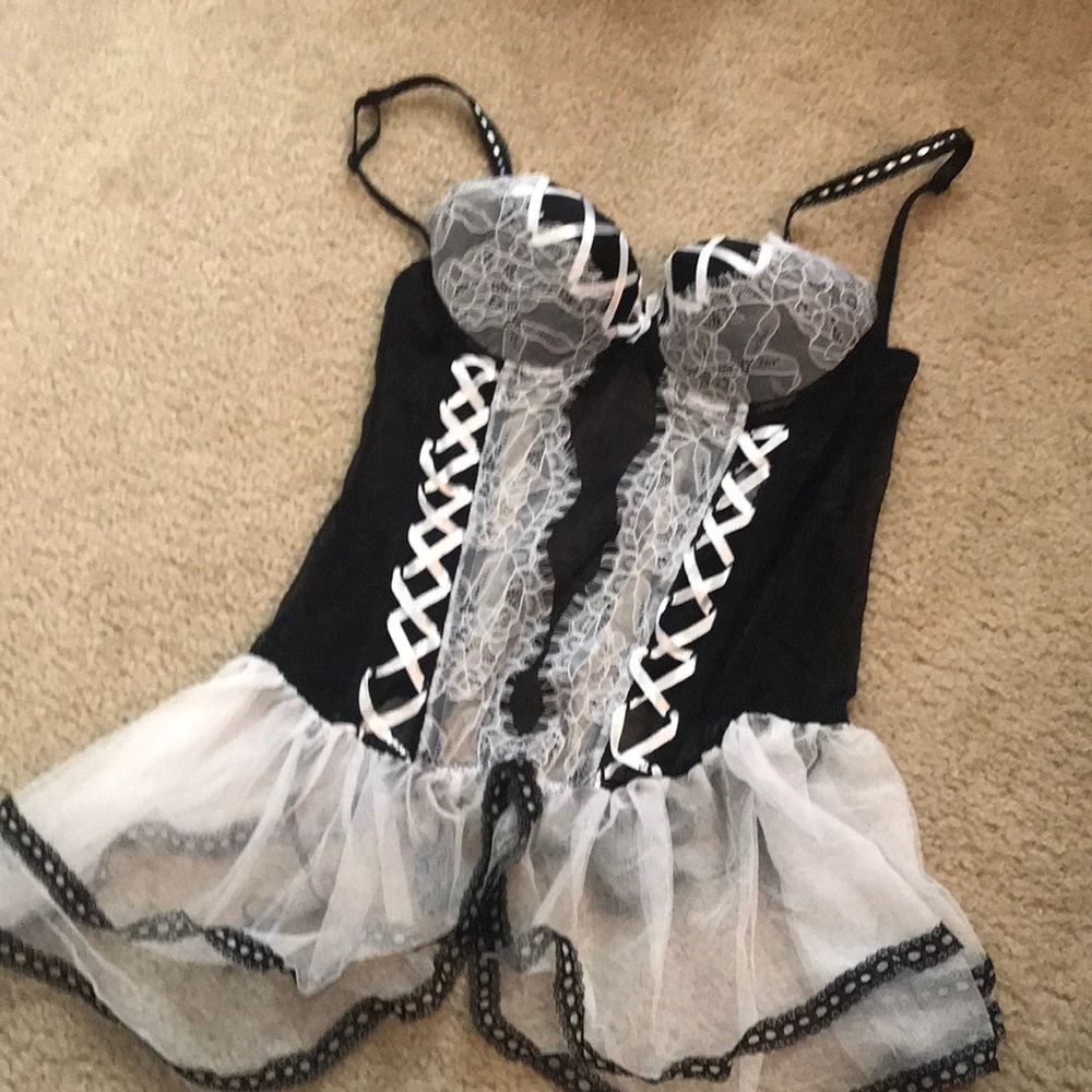 Black and White Lingerie
